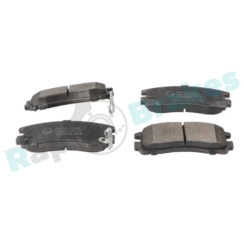Bremsbelagsatz, Scheibenbremse Hinterachse RAP BRAKES R-P0018 Bild Bremsbelagsatz, Scheibenbremse Hinterachse RAP BRAKES R-P0018