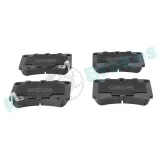 Bremsbelagsatz, Scheibenbremse Vorderachse RAP BRAKES R-P0019