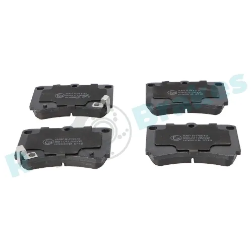 Bremsbelagsatz, Scheibenbremse Vorderachse RAP BRAKES R-P0019 Bild Bremsbelagsatz, Scheibenbremse Vorderachse RAP BRAKES R-P0019