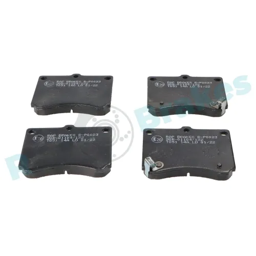 Bremsbelagsatz, Scheibenbremse Vorderachse RAP BRAKES R-P0023 Bild Bremsbelagsatz, Scheibenbremse Vorderachse RAP BRAKES R-P0023