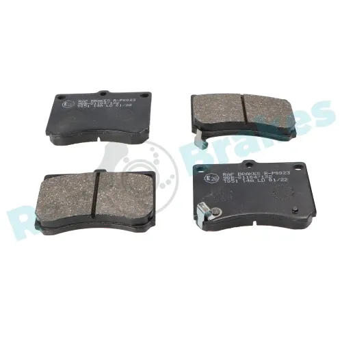 Bremsbelagsatz, Scheibenbremse Vorderachse RAP BRAKES R-P0023 Bild Bremsbelagsatz, Scheibenbremse Vorderachse RAP BRAKES R-P0023