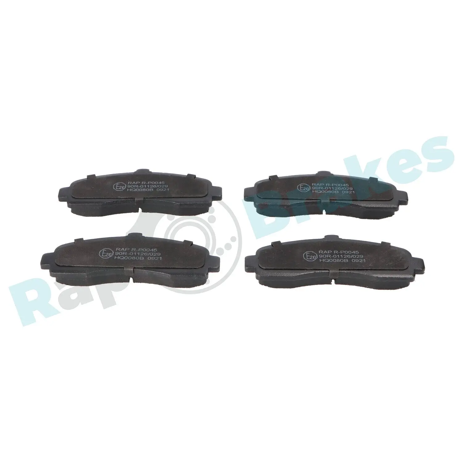 Bremsbelagsatz, Scheibenbremse Vorderachse RAP BRAKES R-P0045