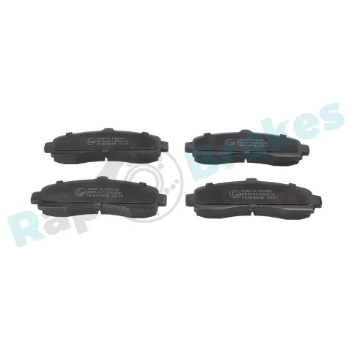 Bremsbelagsatz, Scheibenbremse Vorderachse RAP BRAKES R-P0045 Bild Bremsbelagsatz, Scheibenbremse Vorderachse RAP BRAKES R-P0045