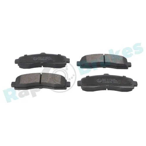 Bremsbelagsatz, Scheibenbremse Vorderachse RAP BRAKES R-P0045 Bild Bremsbelagsatz, Scheibenbremse Vorderachse RAP BRAKES R-P0045