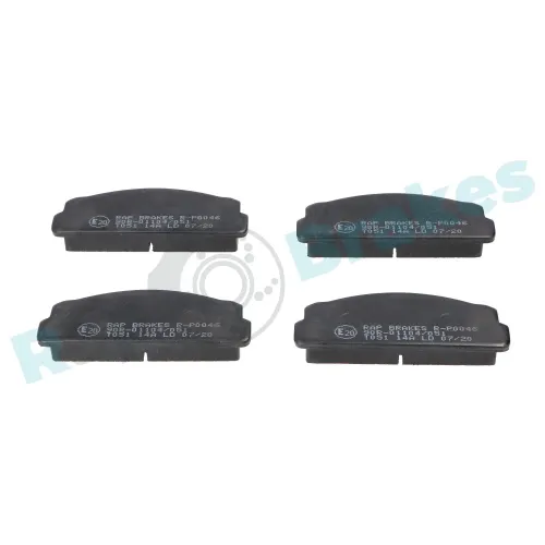 Bremsbelagsatz, Scheibenbremse Vorderachse RAP BRAKES R-P0046 Bild Bremsbelagsatz, Scheibenbremse Vorderachse RAP BRAKES R-P0046