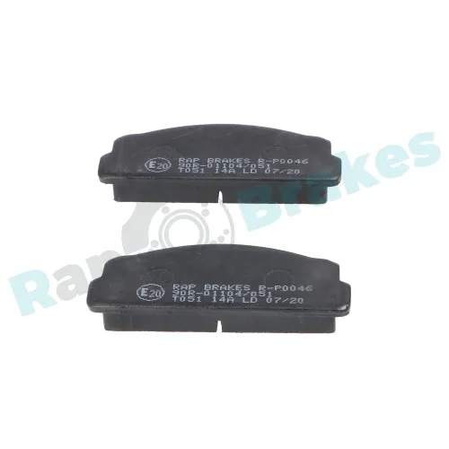 Bremsbelagsatz, Scheibenbremse Vorderachse RAP BRAKES R-P0046 Bild Bremsbelagsatz, Scheibenbremse Vorderachse RAP BRAKES R-P0046