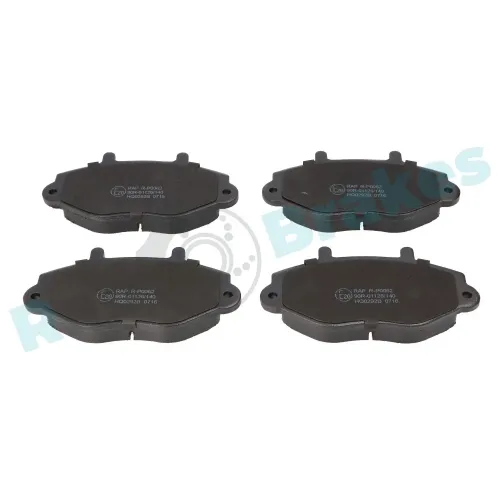 Bremsbelagsatz, Scheibenbremse Vorderachse RAP BRAKES R-P0062 Bild Bremsbelagsatz, Scheibenbremse Vorderachse RAP BRAKES R-P0062