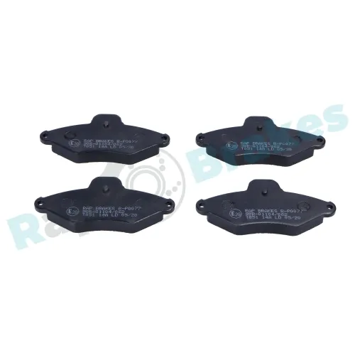 Bremsbelagsatz, Scheibenbremse Vorderachse RAP BRAKES R-P0077 Bild Bremsbelagsatz, Scheibenbremse Vorderachse RAP BRAKES R-P0077