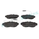 Bremsbelagsatz, Scheibenbremse Vorderachse RAP BRAKES R-P0081