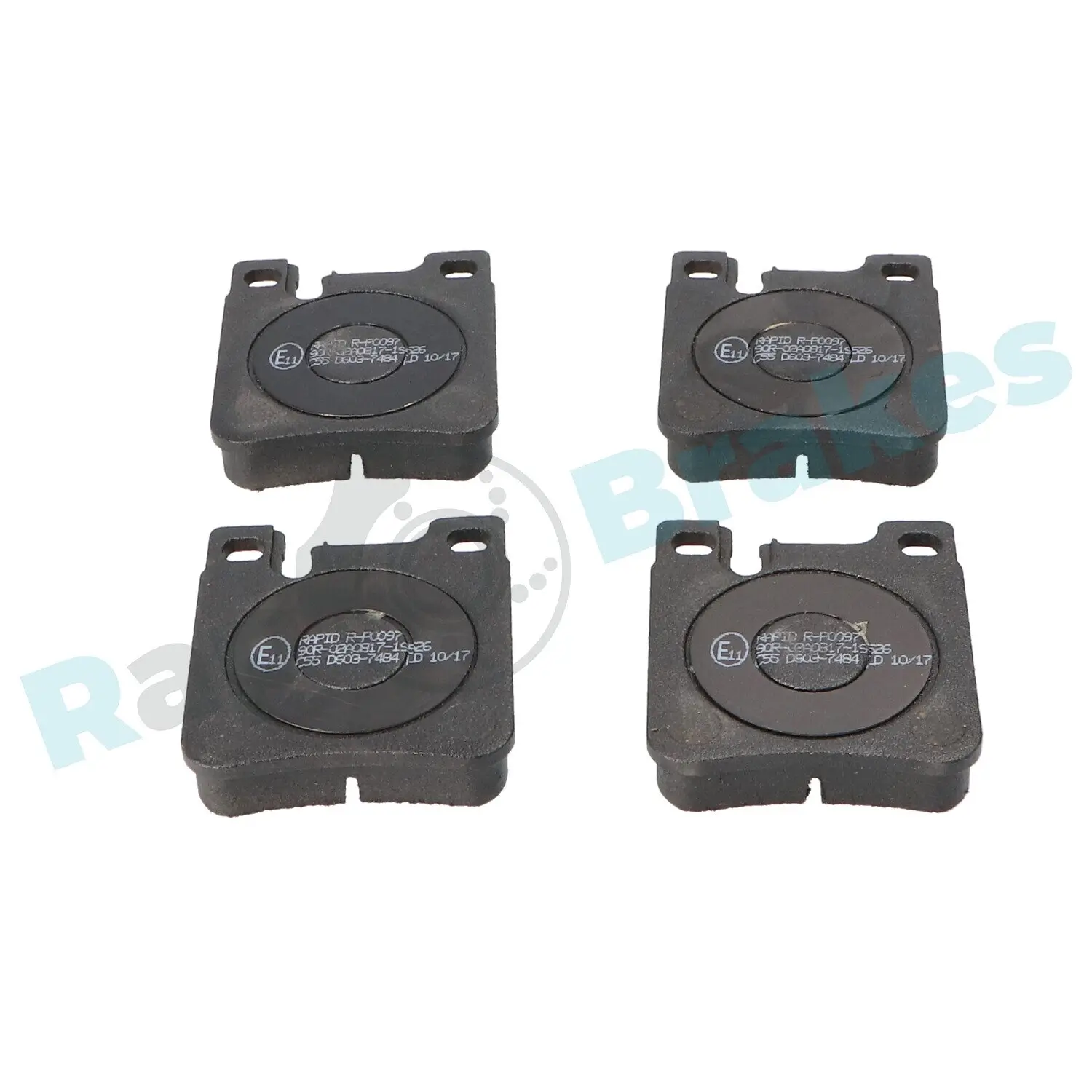 Bremsbelagsatz, Scheibenbremse Hinterachse RAP BRAKES R-P0097