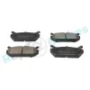 Bremsbelagsatz, Scheibenbremse Hinterachse RAP BRAKES R-P0112 Bild Bremsbelagsatz, Scheibenbremse Hinterachse RAP BRAKES R-P0112