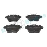 Bremsbelagsatz, Scheibenbremse Hinterachse RAP BRAKES R-P0118