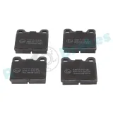 Bremsbelagsatz, Scheibenbremse Hinterachse RAP BRAKES R-P0128