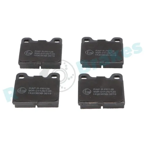 Bremsbelagsatz, Scheibenbremse Hinterachse RAP BRAKES R-P0128 Bild Bremsbelagsatz, Scheibenbremse Hinterachse RAP BRAKES R-P0128