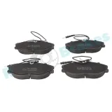 Bremsbelagsatz, Scheibenbremse Vorderachse RAP BRAKES R-P0155