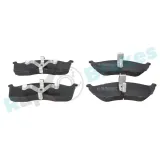 Bremsbelagsatz, Scheibenbremse Vorderachse RAP BRAKES R-P0178