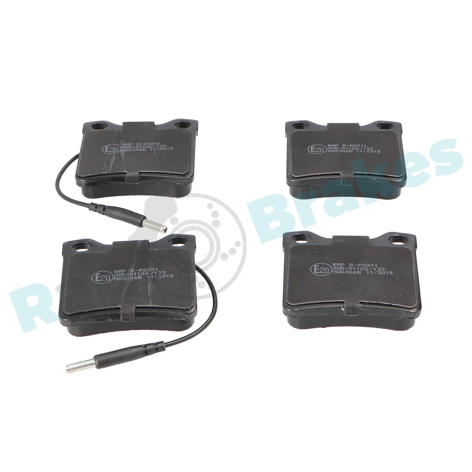 Bremsbelagsatz, Scheibenbremse Hinterachse RAP BRAKES R-P0211