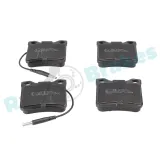 Bremsbelagsatz, Scheibenbremse Hinterachse RAP BRAKES R-P0211