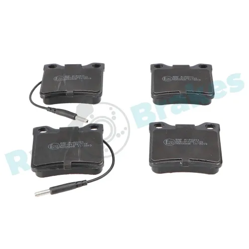 Bremsbelagsatz, Scheibenbremse Hinterachse RAP BRAKES R-P0211 Bild Bremsbelagsatz, Scheibenbremse Hinterachse RAP BRAKES R-P0211