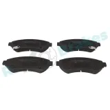 Bremsbelagsatz, Scheibenbremse Vorderachse RAP BRAKES R-P0235