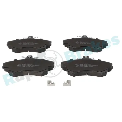 Bremsbelagsatz, Scheibenbremse Vorderachse RAP BRAKES R-P0237 Bild Bremsbelagsatz, Scheibenbremse Vorderachse RAP BRAKES R-P0237