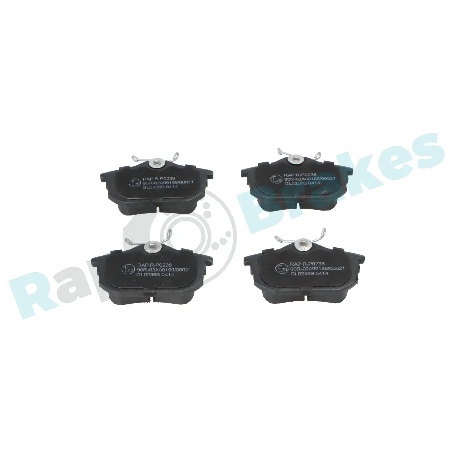 Bremsbelagsatz, Scheibenbremse Hinterachse RAP BRAKES R-P0238