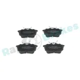 Bremsbelagsatz, Scheibenbremse Hinterachse RAP BRAKES R-P0238