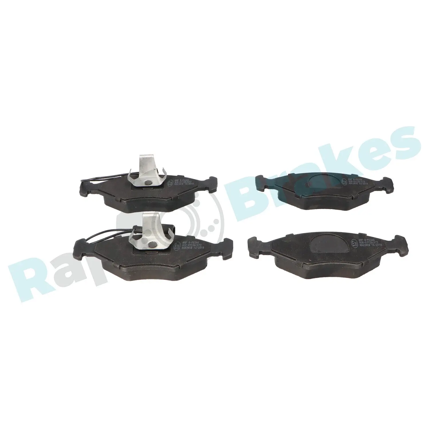 Bremsbelagsatz, Scheibenbremse Vorderachse RAP BRAKES R-P0266