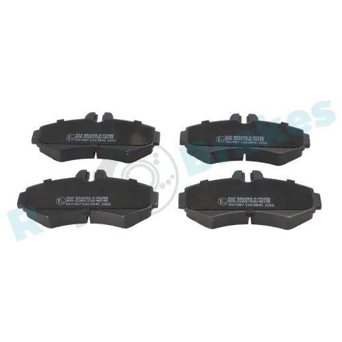 Bremsbelagsatz, Scheibenbremse Vorderachse RAP BRAKES R-P0288 Bild Bremsbelagsatz, Scheibenbremse Vorderachse RAP BRAKES R-P0288