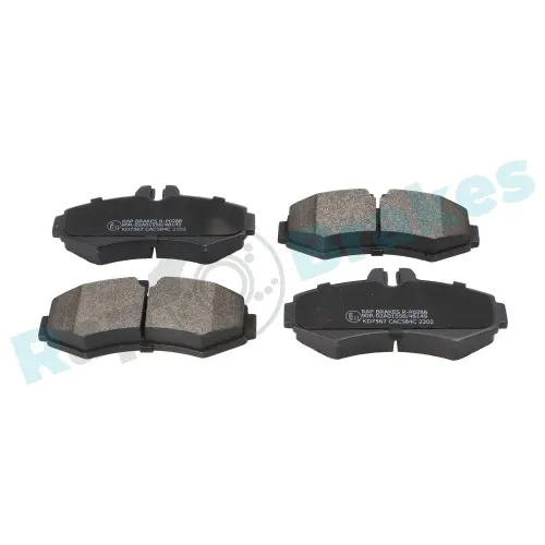 Bremsbelagsatz, Scheibenbremse Vorderachse RAP BRAKES R-P0288 Bild Bremsbelagsatz, Scheibenbremse Vorderachse RAP BRAKES R-P0288