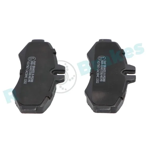 Bremsbelagsatz, Scheibenbremse Vorderachse RAP BRAKES R-P0288 Bild Bremsbelagsatz, Scheibenbremse Vorderachse RAP BRAKES R-P0288