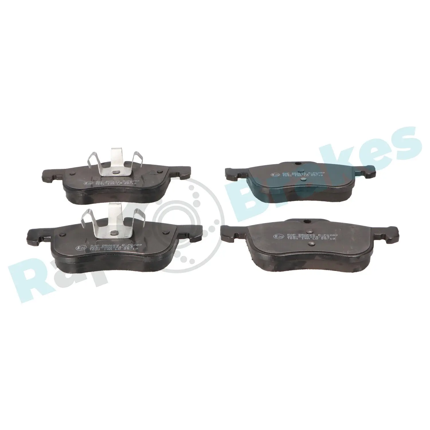 Bremsbelagsatz, Scheibenbremse Vorderachse RAP BRAKES R-P0289