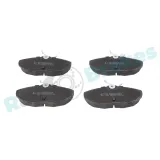 Bremsbelagsatz, Scheibenbremse Hinterachse RAP BRAKES R-P0311