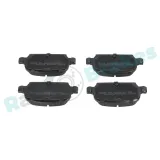 Bremsbelagsatz, Scheibenbremse Hinterachse RAP BRAKES R-P0322