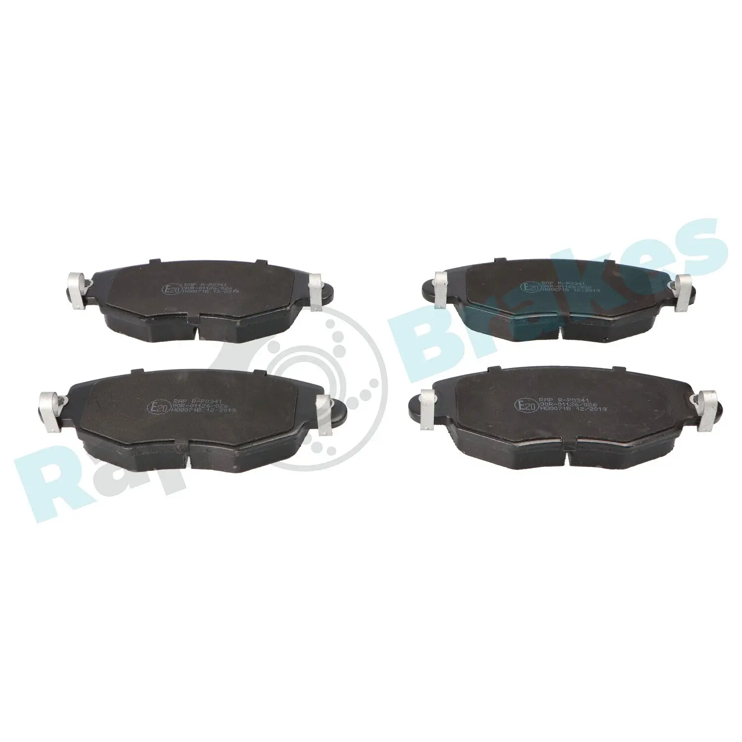 Bremsbelagsatz, Scheibenbremse Vorderachse RAP BRAKES R-P0341