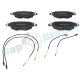 Bremsbelagsatz, Scheibenbremse Vorderachse RAP BRAKES R-P0352