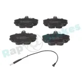 Bremsbelagsatz, Scheibenbremse Vorderachse RAP BRAKES R-P0366