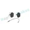 Bremsbelagsatz, Scheibenbremse Vorderachse RAP BRAKES R-P0366 Bild Bremsbelagsatz, Scheibenbremse Vorderachse RAP BRAKES R-P0366