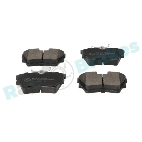 Bremsbelagsatz, Scheibenbremse Hinterachse RAP BRAKES R-P0379 Bild Bremsbelagsatz, Scheibenbremse Hinterachse RAP BRAKES R-P0379