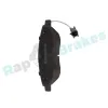 Bremsbelagsatz, Scheibenbremse Vorderachse RAP BRAKES R-P0384 Bild Bremsbelagsatz, Scheibenbremse Vorderachse RAP BRAKES R-P0384