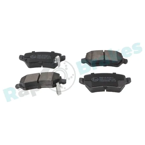 Bremsbelagsatz, Scheibenbremse Hinterachse RAP BRAKES R-P0411 Bild Bremsbelagsatz, Scheibenbremse Hinterachse RAP BRAKES R-P0411