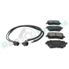 Bremsbelagsatz, Scheibenbremse Hinterachse RAP BRAKES R-P0412 Bild Bremsbelagsatz, Scheibenbremse Hinterachse RAP BRAKES R-P0412