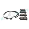 Bremsbelagsatz, Scheibenbremse Hinterachse RAP BRAKES R-P0412 Bild Bremsbelagsatz, Scheibenbremse Hinterachse RAP BRAKES R-P0412