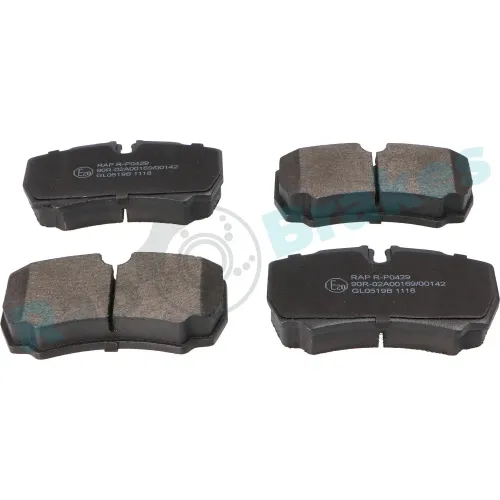 Bremsbelagsatz, Scheibenbremse Hinterachse RAP BRAKES R-P0429 Bild Bremsbelagsatz, Scheibenbremse Hinterachse RAP BRAKES R-P0429