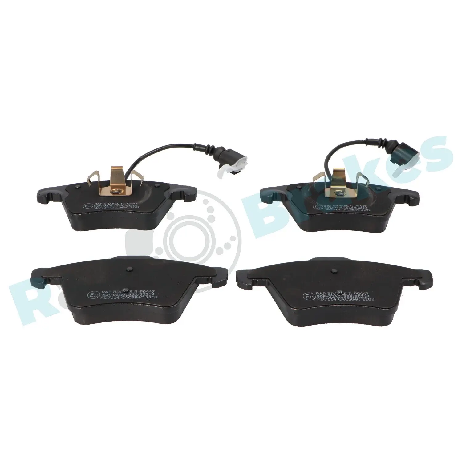 Bremsbelagsatz, Scheibenbremse Vorderachse RAP BRAKES R-P0447