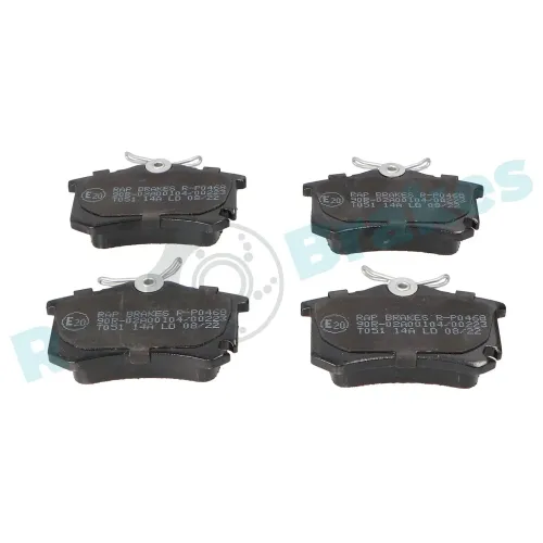 Bremsbelagsatz, Scheibenbremse Hinterachse RAP BRAKES R-P0468 Bild Bremsbelagsatz, Scheibenbremse Hinterachse RAP BRAKES R-P0468