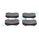 Bremsbelagsatz, Scheibenbremse Vorderachse RAP BRAKES R-P0491