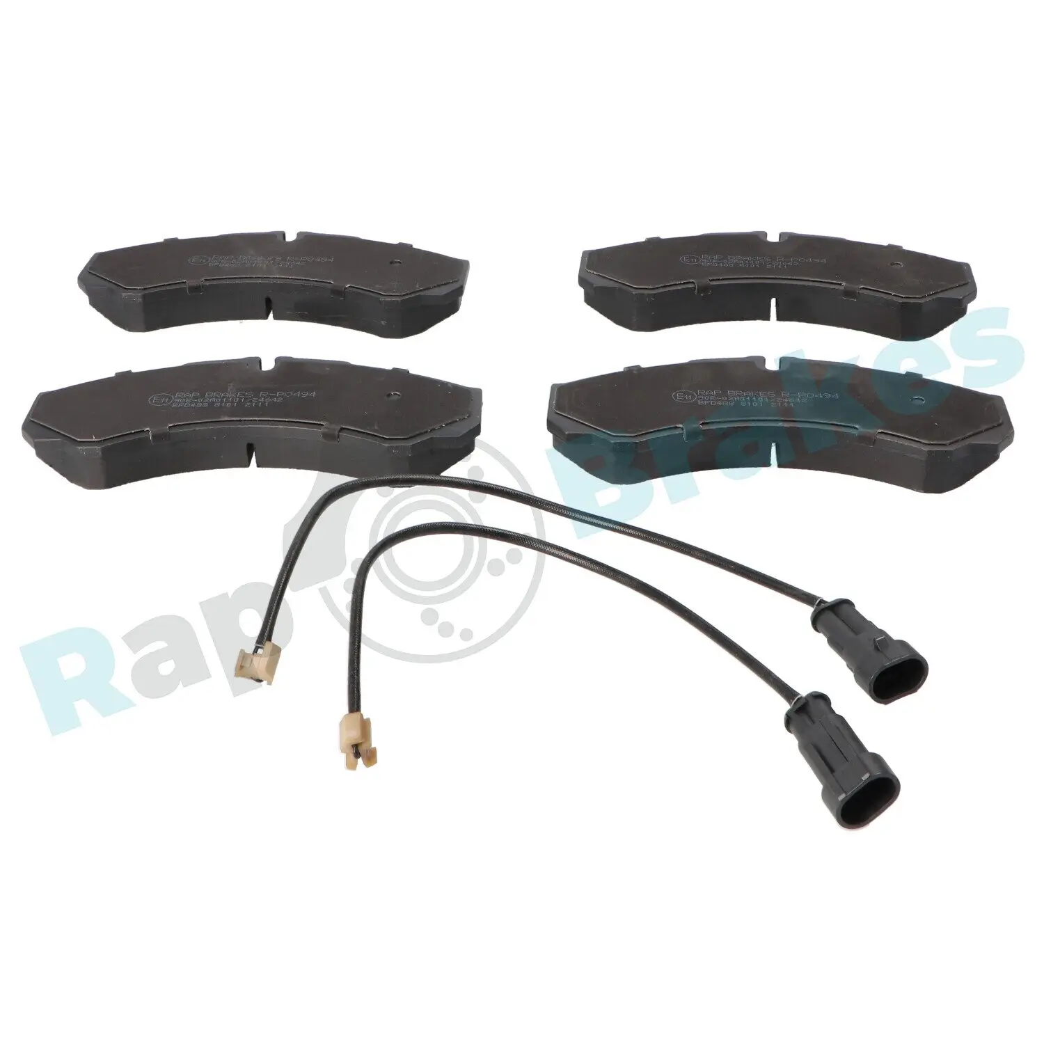 Bremsbelagsatz, Scheibenbremse Vorderachse RAP BRAKES R-P0494