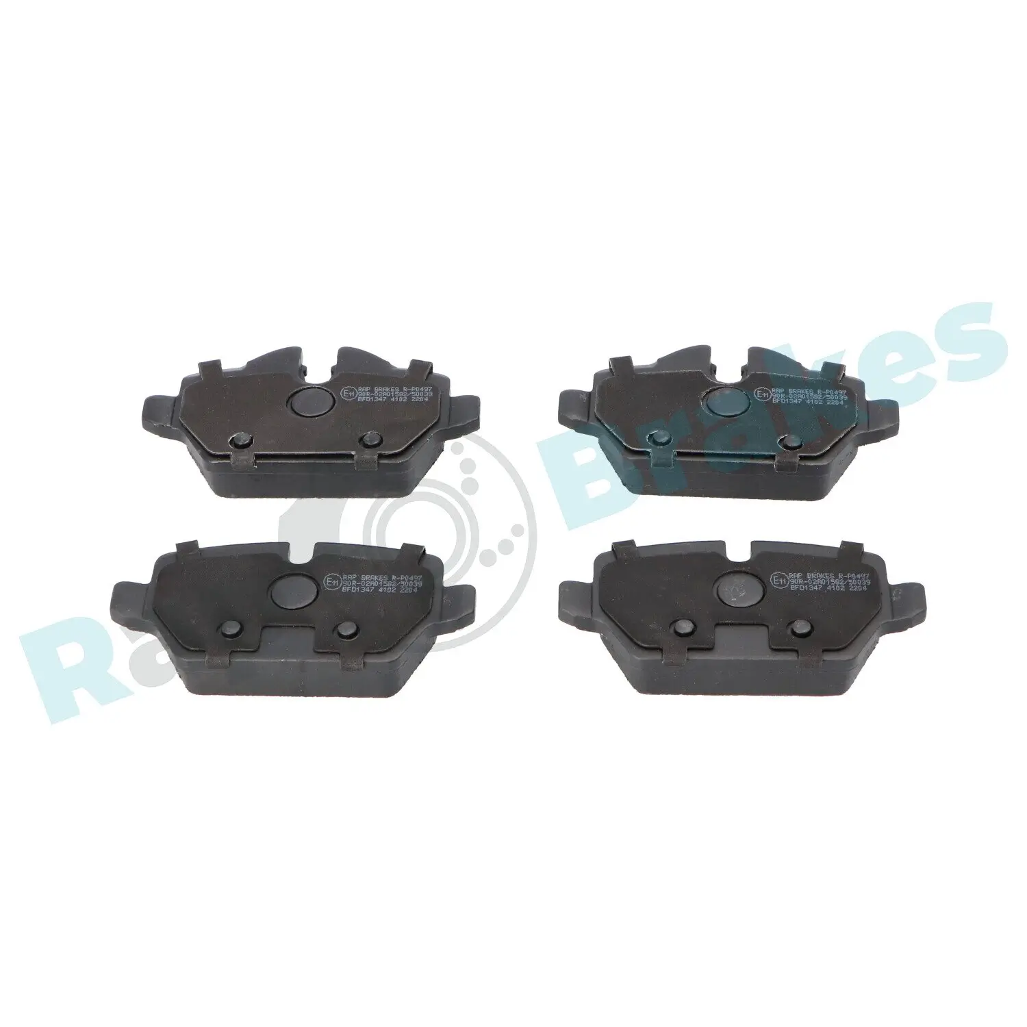 Bremsbelagsatz, Scheibenbremse Hinterachse RAP BRAKES R-P0497