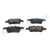 Bremsbelagsatz, Scheibenbremse Hinterachse RAP BRAKES R-P0505 Bild Bremsbelagsatz, Scheibenbremse Hinterachse RAP BRAKES R-P0505